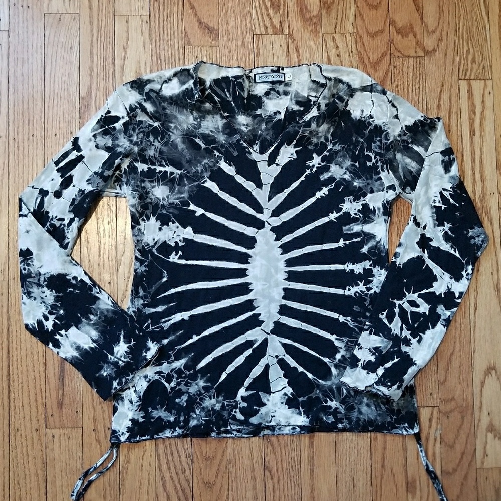 Tie Dye Long Sleeve Shirt M